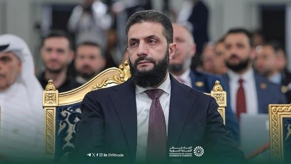 الرئيس أحمد الشرع يرعى فعاليات اليوم الثاني لمنتدى الاستثمار السوري الإماراتي الأول بدمشق