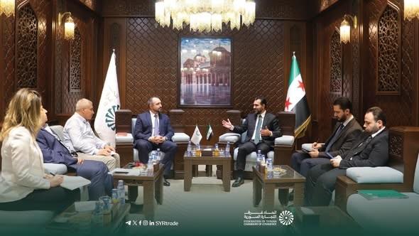 اتحاد غرف التجارة السورية يبحث مع السفارة البيلاروسية سبل تعزيز التعاون الاقتصادي والتجاري