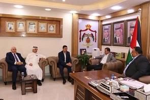 Chairman of Daraa Chamber of Commerce and Industry Meets Governor of Irbid to Enhance Cooperation and Support Investments