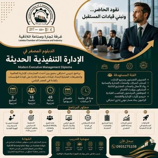 Mini Diploma in Modern Executive Management ...Lattakia Chamber of Commerce and Industry